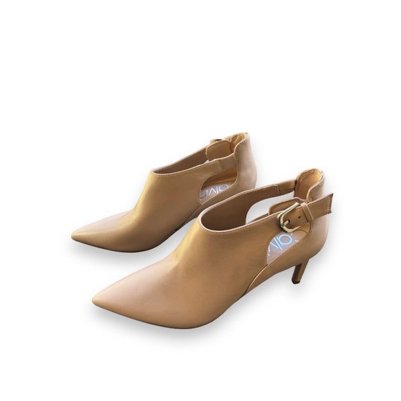 Shelby Calvin Klein Leather Booties 9.5 - Picture 7 of 9